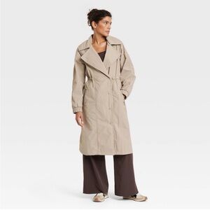 All In Motion Women's Trench Coat -Tan- size XXL